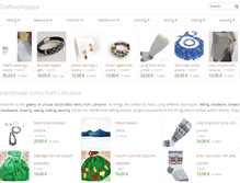 Tablet Screenshot of craftworkspace.com